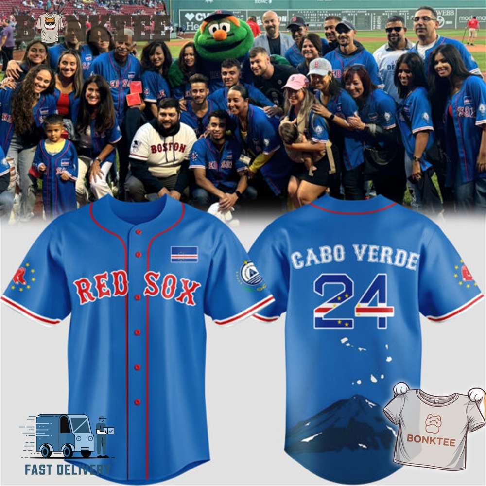 Special Red Sox Cabo Verdean Celebration Baseball Jersey For Fans Special Red Sox Cabo Verdean Celebration Baseball Jersey For Fans